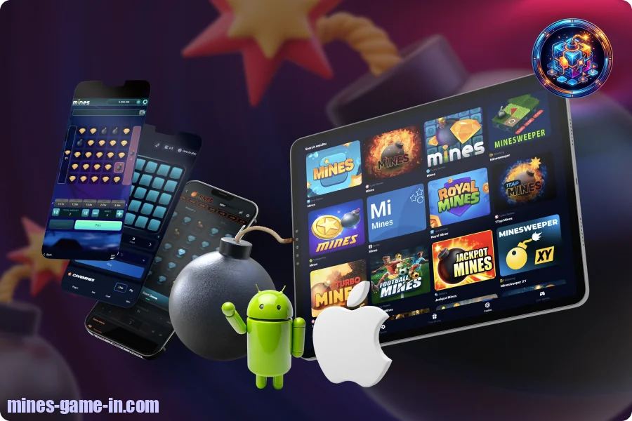 इंडियन प्लेयर्स Android और iOS पर Mines गेम ऐप डाउनलोड कर सकते हैं, जिसमें डायरेक्ट APK डाउनलोड भी शामिल है।